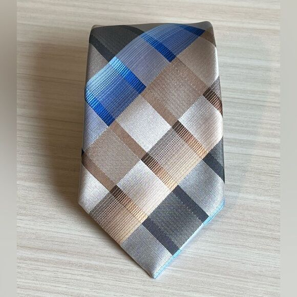 John Ashford Mens Polyester Tie - Picture 1 of 7